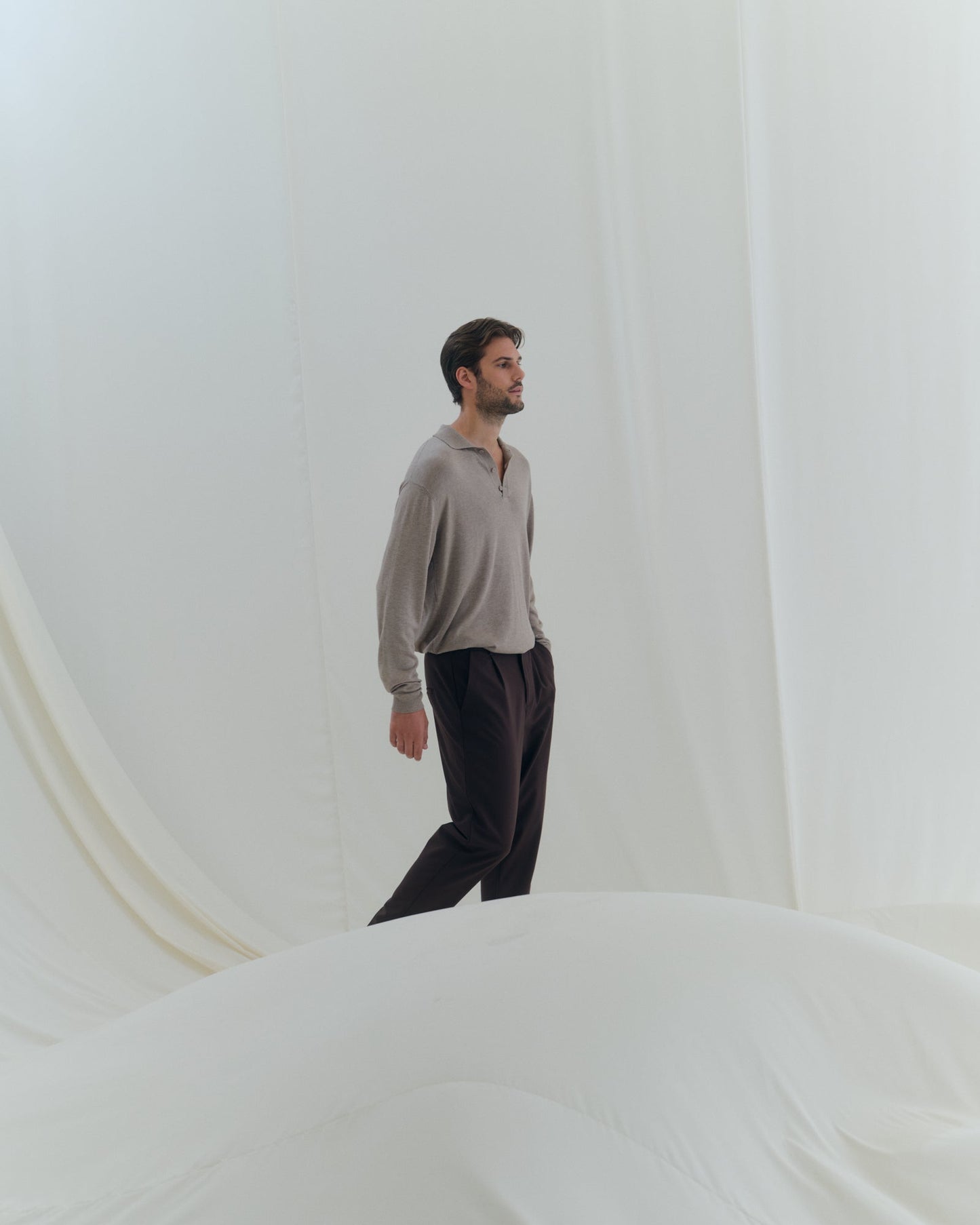 Feinstrick Poloshirt MATTEO - by Aylin Koenig