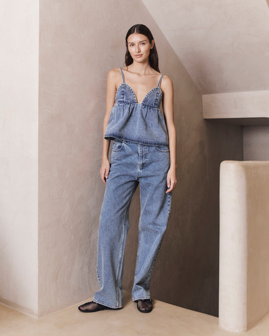 Denim - Top HILDA - by Aylin Koenig