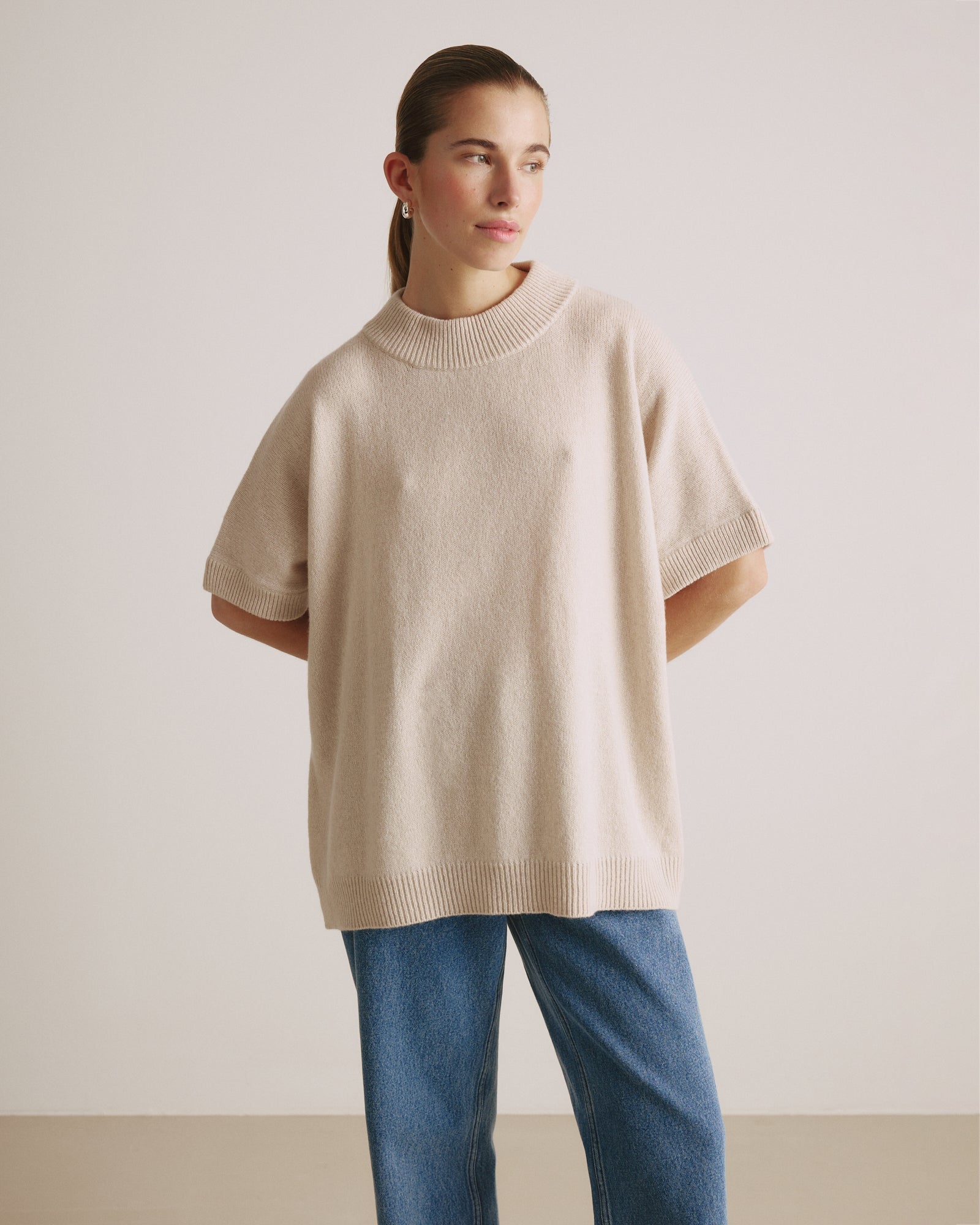 Kaschmir T-Shirt SHELLY - by Aylin Koenig