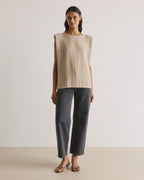 Top DEBBIE linen - by Aylin Koenig