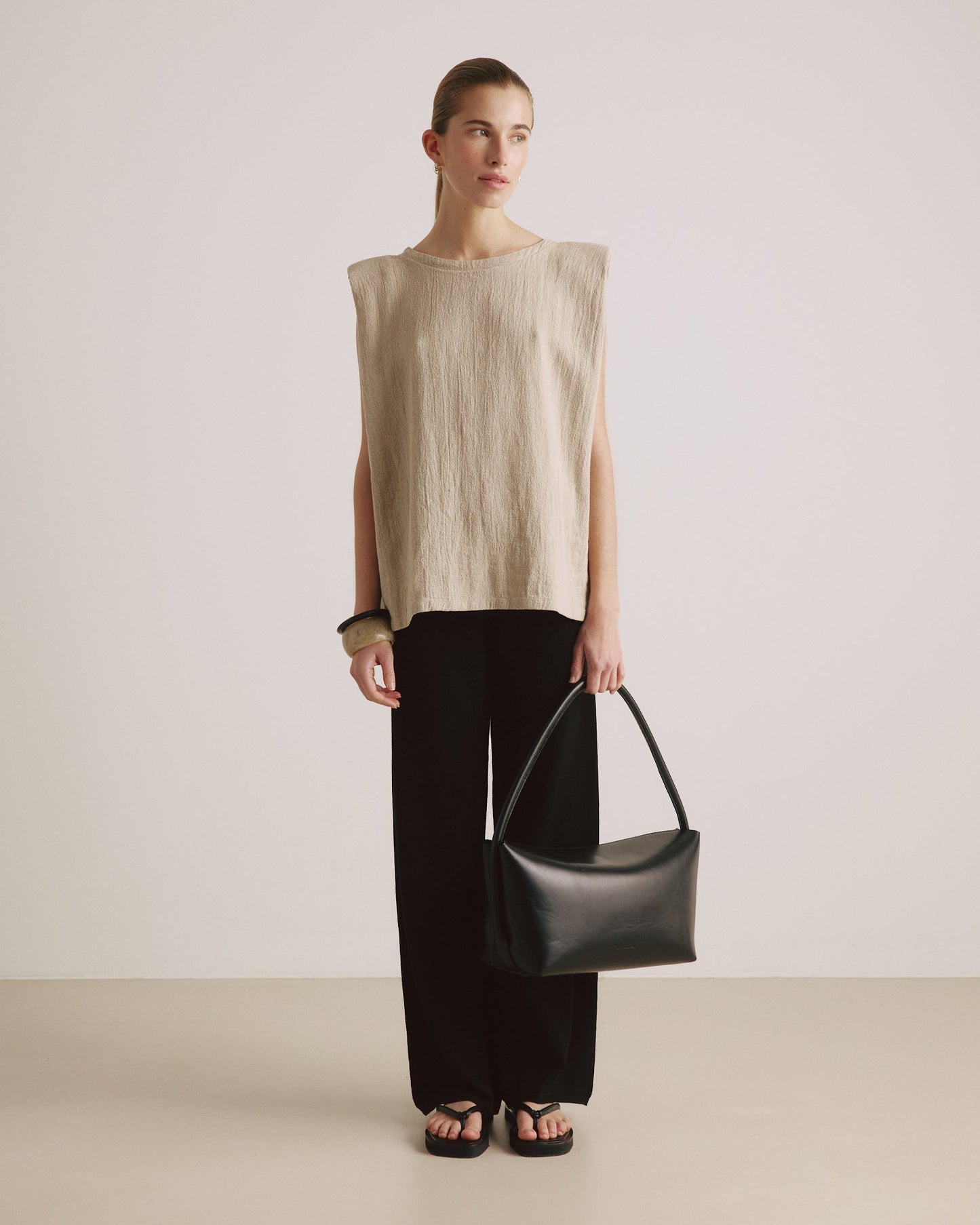 Top DEBBIE linen - by Aylin Koenig